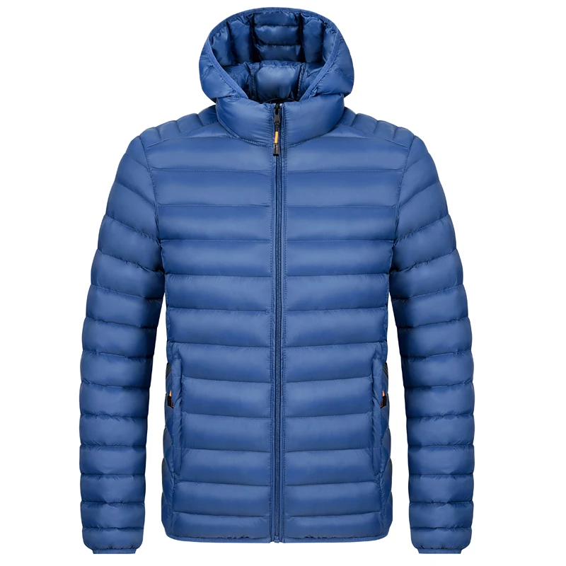 Chaqueta impermeable con capucha para hombre, abrigo informal a prueba de viento, Parkas cálidas, 6XL talla grande, para otoño e invierno, novedad