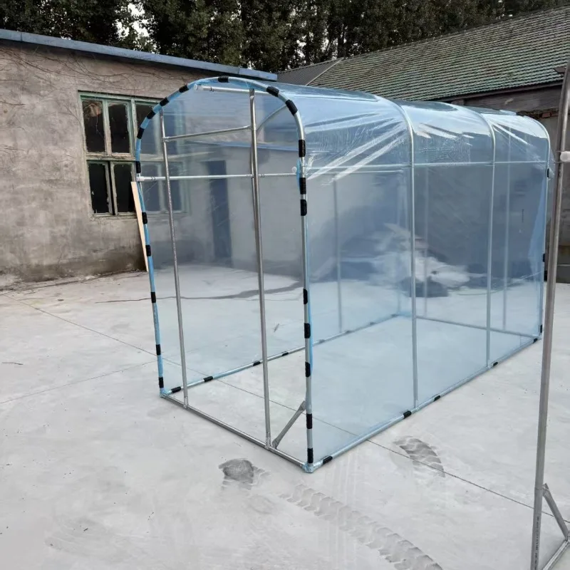 Vegetable greenhouse greenhouse greenhouse small flower shed household  skeleton steel pipe succulent