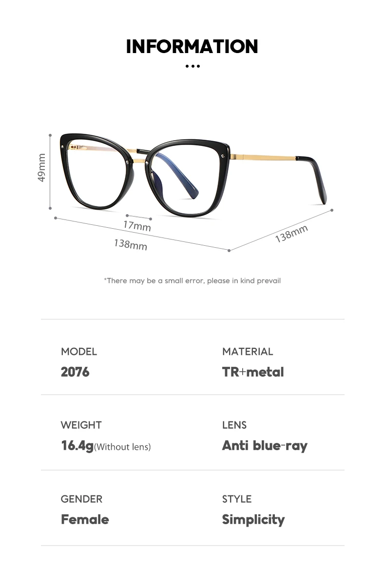 JMISUS الوافدين الجدد امرأة فراشة النظارات الطبية التقدمية اليدوية خلات مربع قصر النظر نظارات النظارات البصرية