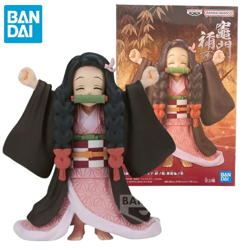 11cm Pvc Demon Slayer Anime Kamado Nezuko Model Figures Kimetsu No Yaiba Action Desktop Decor  Collect Original Model Toy Gifts