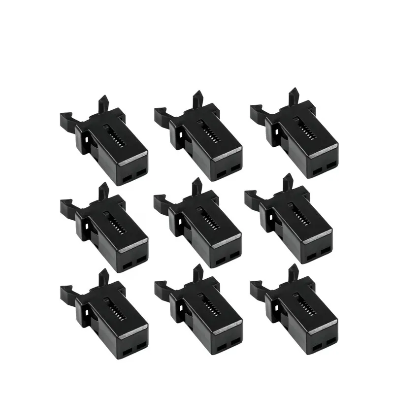 47 pcs Spring Locking Clips with Easy Push-to-Close, ideal for Storage Container Lids and Jewelry Boxes