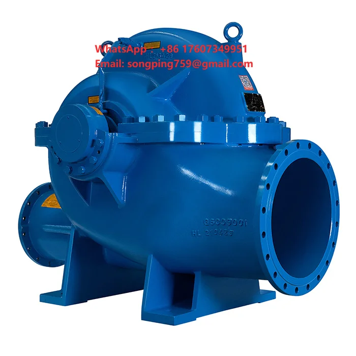 High Pressure Industrial Large Pump 55Kw Split Pump 1000.5m S High Lift 60Hz Double Suction Centrifugal Seawater Pumping Machine