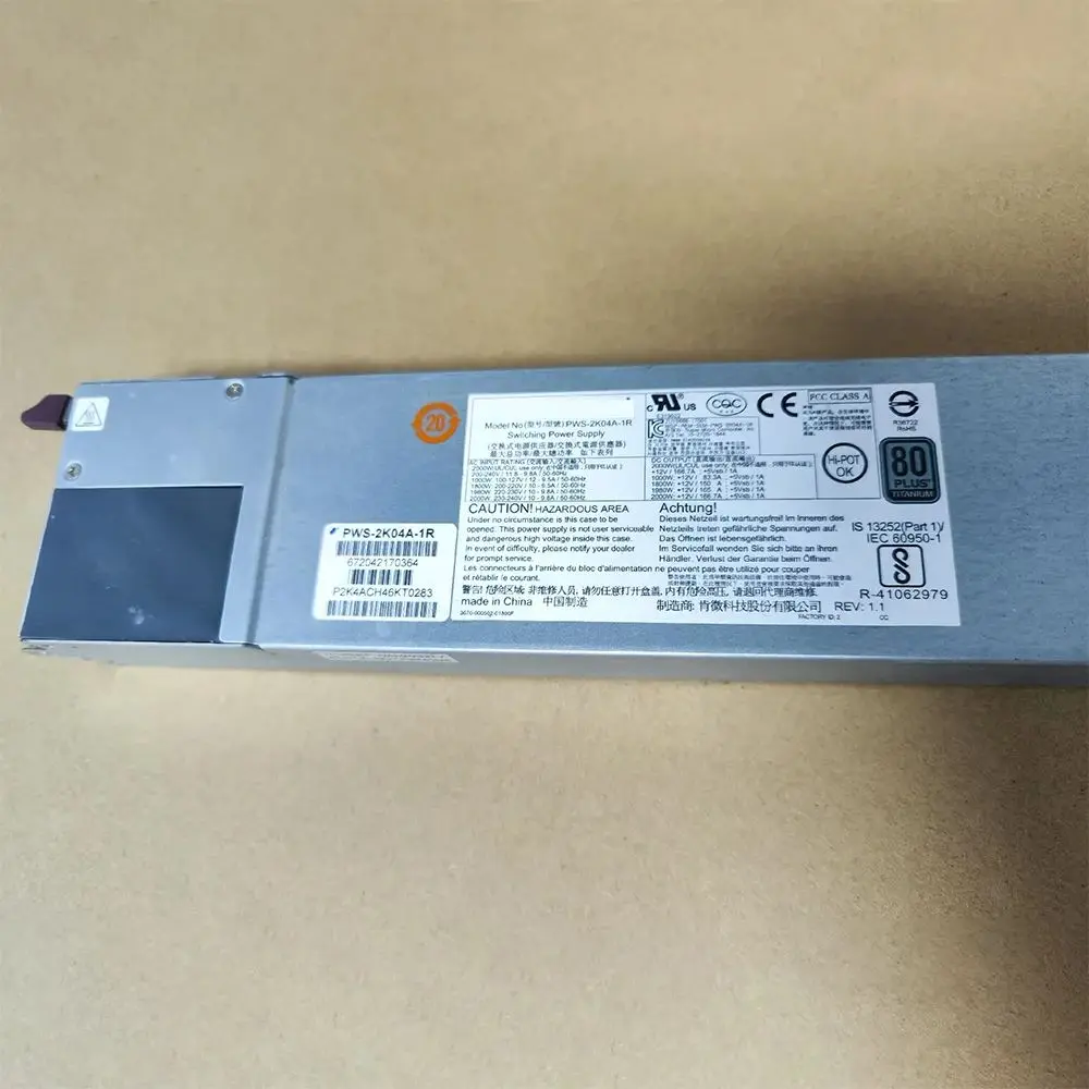2000W PWS-2K04A-1R Server Power Supply