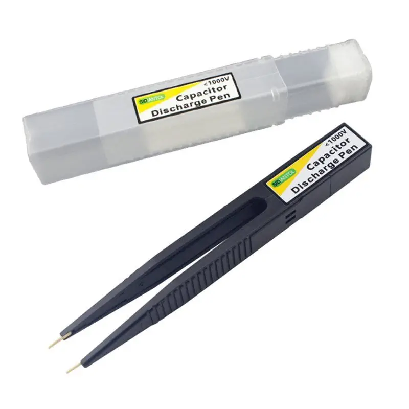 A98E-4X مكثف تفريغ القلم تفريغ سريع الجهد العالي 1000 فولت أداة إصلاح مفرغ للسلامة الإلكترونية الذكية
