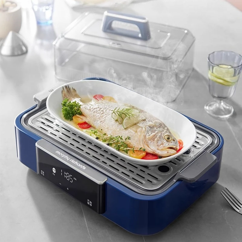 12L speed steamer multi-functional household three-layer steaming and stewing integrated regular appointment of electric steamer