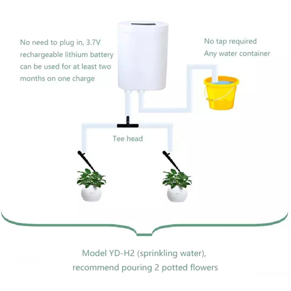 

A21I-Pump Timer System Outdoor Automatic Watering Pump Controller Flowers Plants Home Sprinkler Drip Irrigation Device