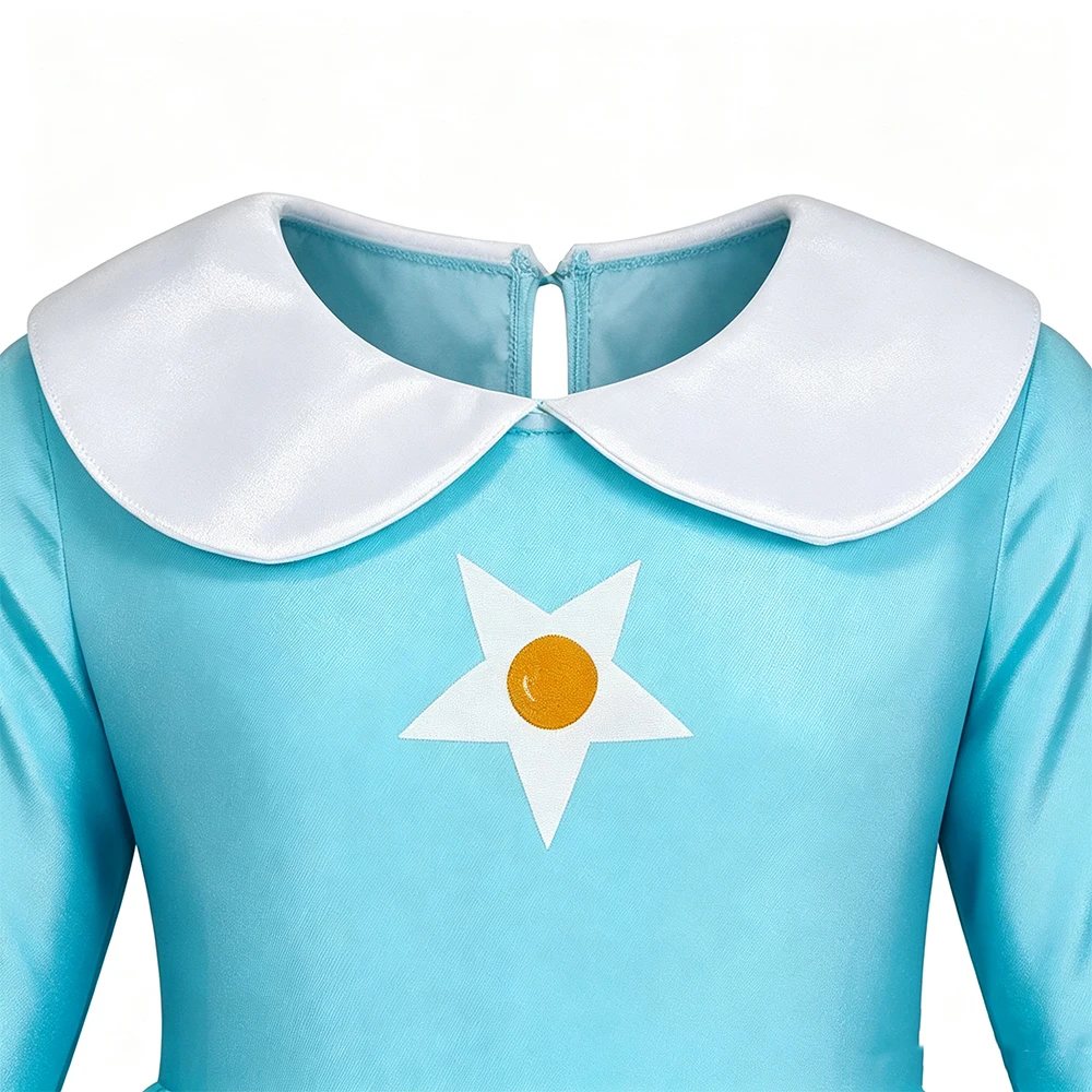 Rosalina Mädchenkleidung Partykleider Kinderkostüm Halloween Karneval Geburtstag Schwalbenschwanz-Kleid – Detail 5
