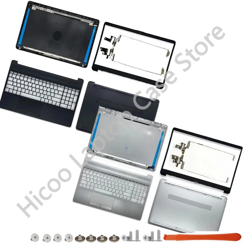 

New For HP 15-DW 15S-DU 15S-DR 15S-DY 250 G8 255 G8 TPN-C139 LCD Back Cover Front Bezel Palmrest Bottom Case L52007-001