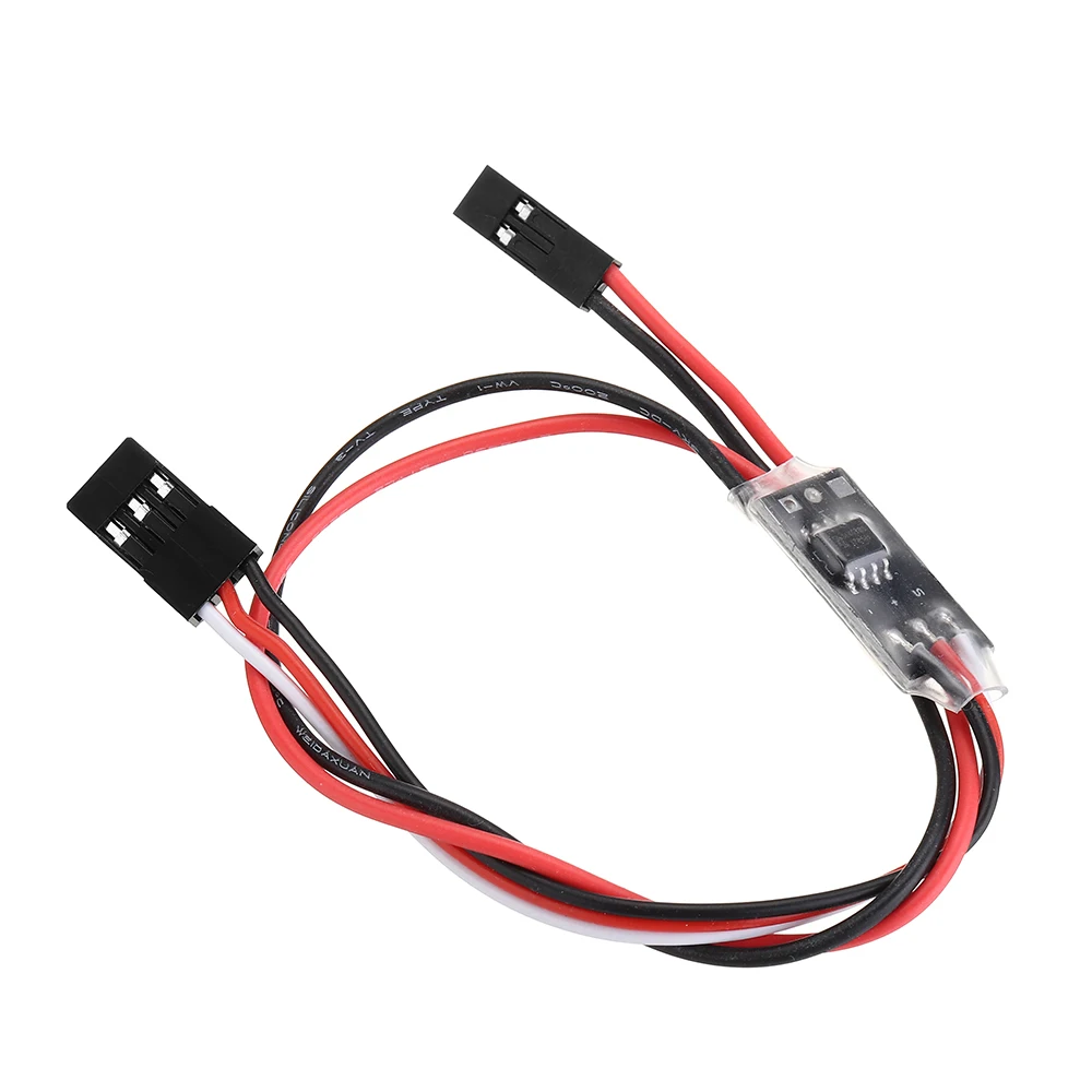 

2.7A 1S Dual Way Micro Brushed ESC 3.3-6V Winch Reversing with Overheat Out of Control Protection for RC Car Micro Airplanes