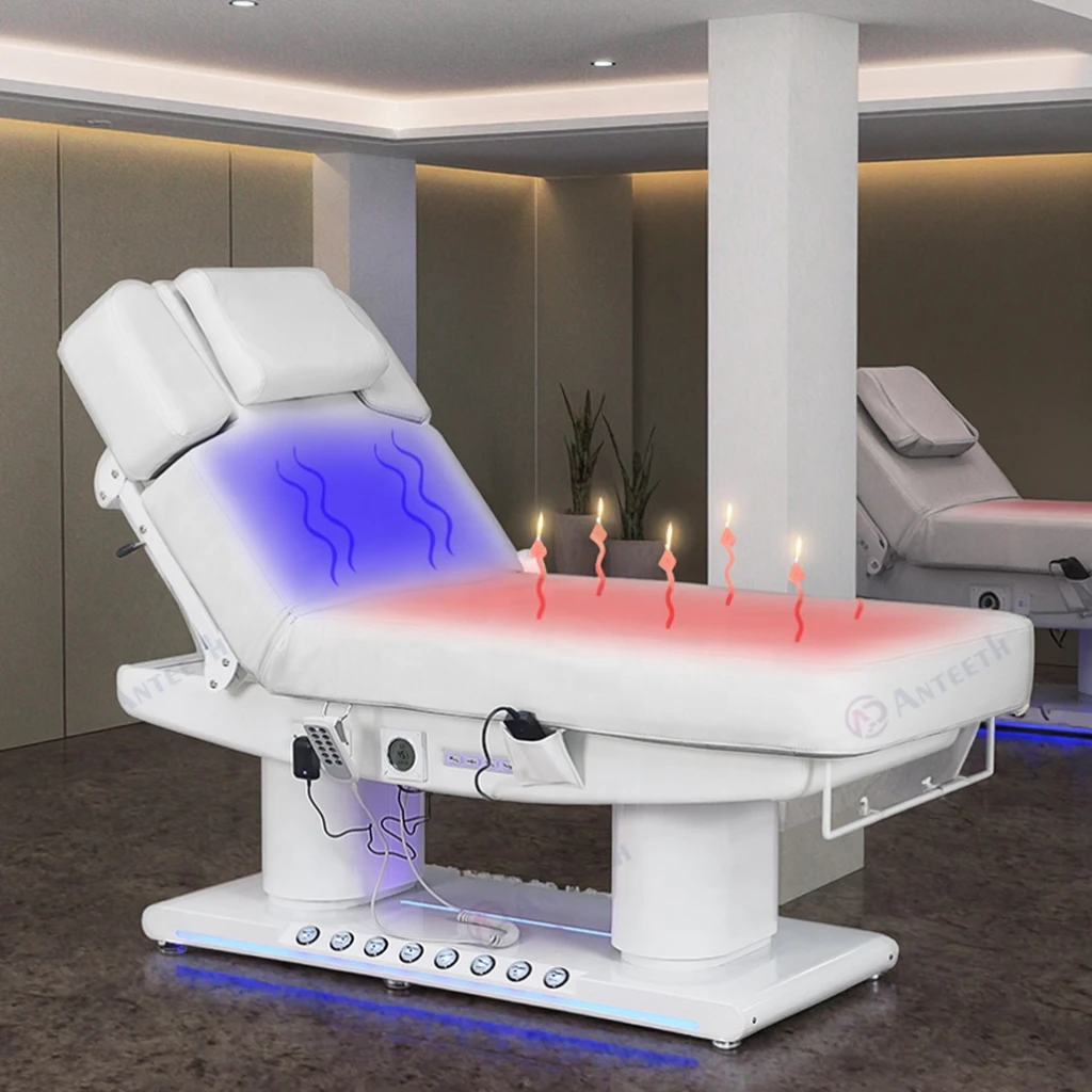 

Элитная мебель для салонов красоты: электрическая кушетка для массажа и косметологических процедур с подогревом, хит продаж