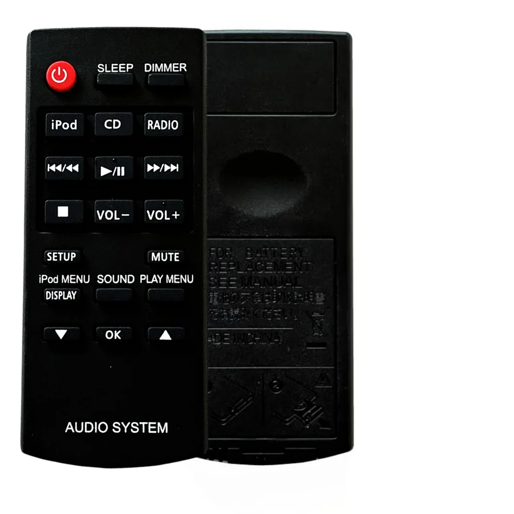 New Remote Control for Panasonic N2QAYC000056 N2QAYC000082 SC-HC37 SC-HC57 SC-HC57P SC-HC38 SC-HC58 Hi-Fi Bookshelf Audio System