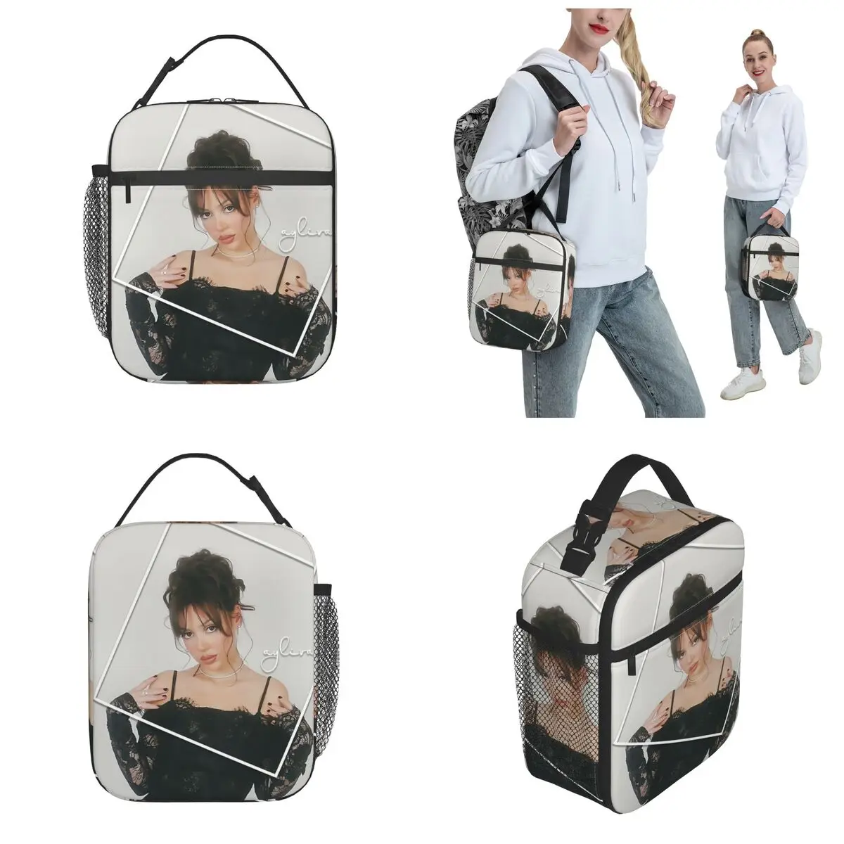 Ayliva 2024 New Album LIEB MICH Thermal Insulated Lunch Bags Outdoor Portable Bag for Lunch Thermal Cooler Food Box