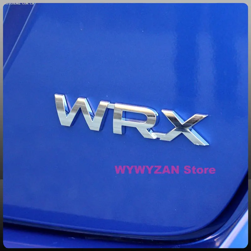 WRX 엠블럼 금속 바디 스티커 차량 전면 후면 배지, 스바루 레거시 임프레자 WRX 티아그라 포레스터 SJ Levorg STI 액세서리