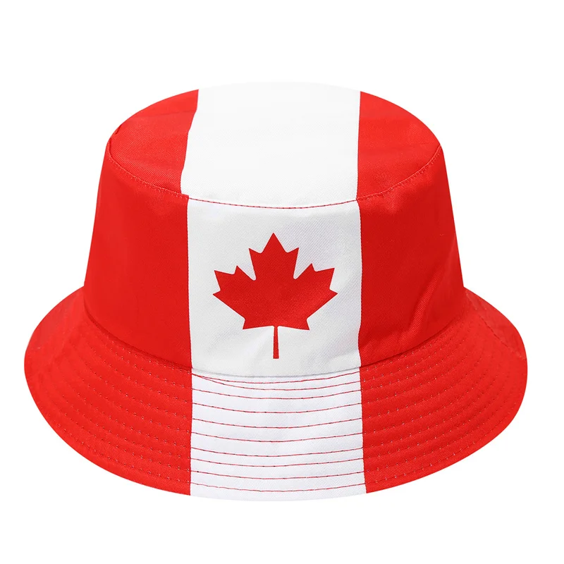 26 Countries National Flag Bucket Hat Men Women Kid Football Fan Party Football Cup Reversible Sun Hat Soccer Fans Fisherman Hat view 3