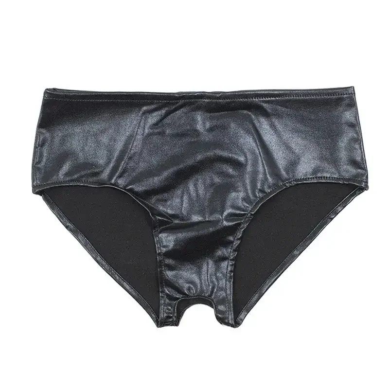 Culotte sexy sans entrejambe pour femmes, slip à entrejambe ouvert, lingerie pour jeux adultes, sangle sur pénis, culotte de chasteté avec trou