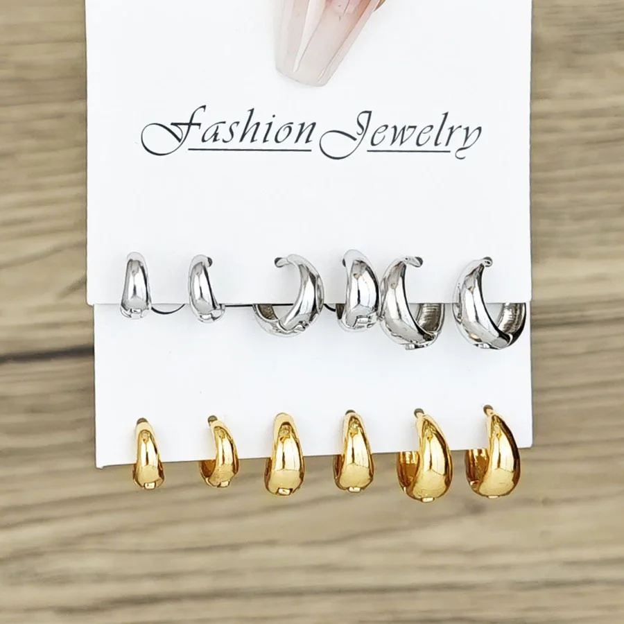 earring versatile earring cross-border combination high-end