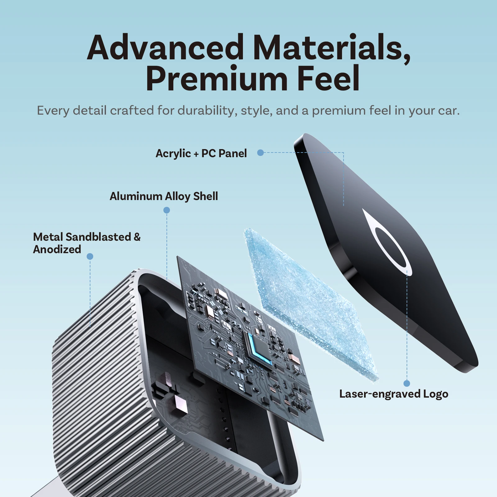 محول Ottocast Mini Slim Carplay Android Auto Wireless Compact Auto Reconnect Dual Device Memory الاقتران السريع لشركة Fiat Audi