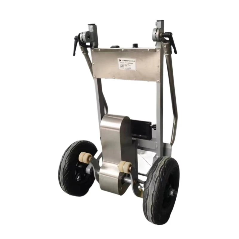 

Stair climber for cargo handling Step climbing for house use Hand control for warehouse use