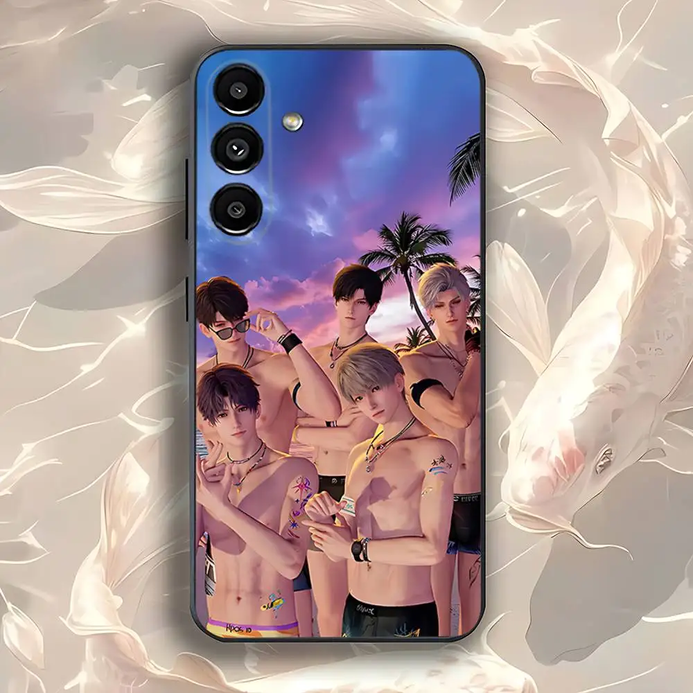 S-sylus Love Deep Space Phone Case For Samsung Galaxy A73,31,32,72,41,53,52,71,22,5G,Note,J7,8,9 Soft Black Cover