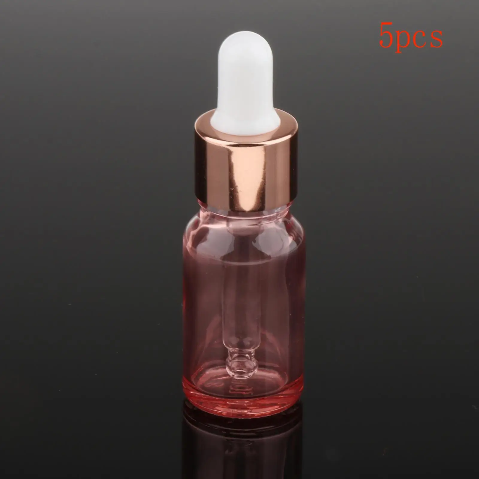 5 Pcs Glass Eye Dropper Bottle for Essential Oil Travel Liquids Cleaning