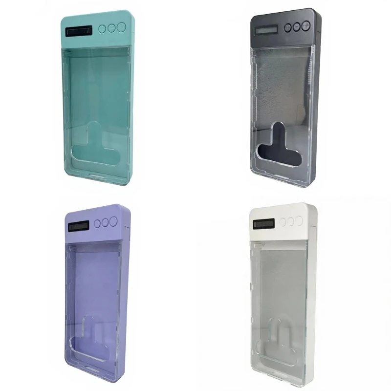 U55B Digital Phone Locking Box Container with Call Slot and Transparent Viewing Panel