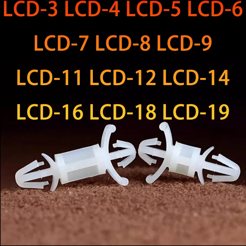 LCD Nylon Plastic Insulated Auto Fixing Standoff Spacer Rivet Push in For 3.5mm Hole 0.8-2mm Thick PCB Board Circuit Chassis