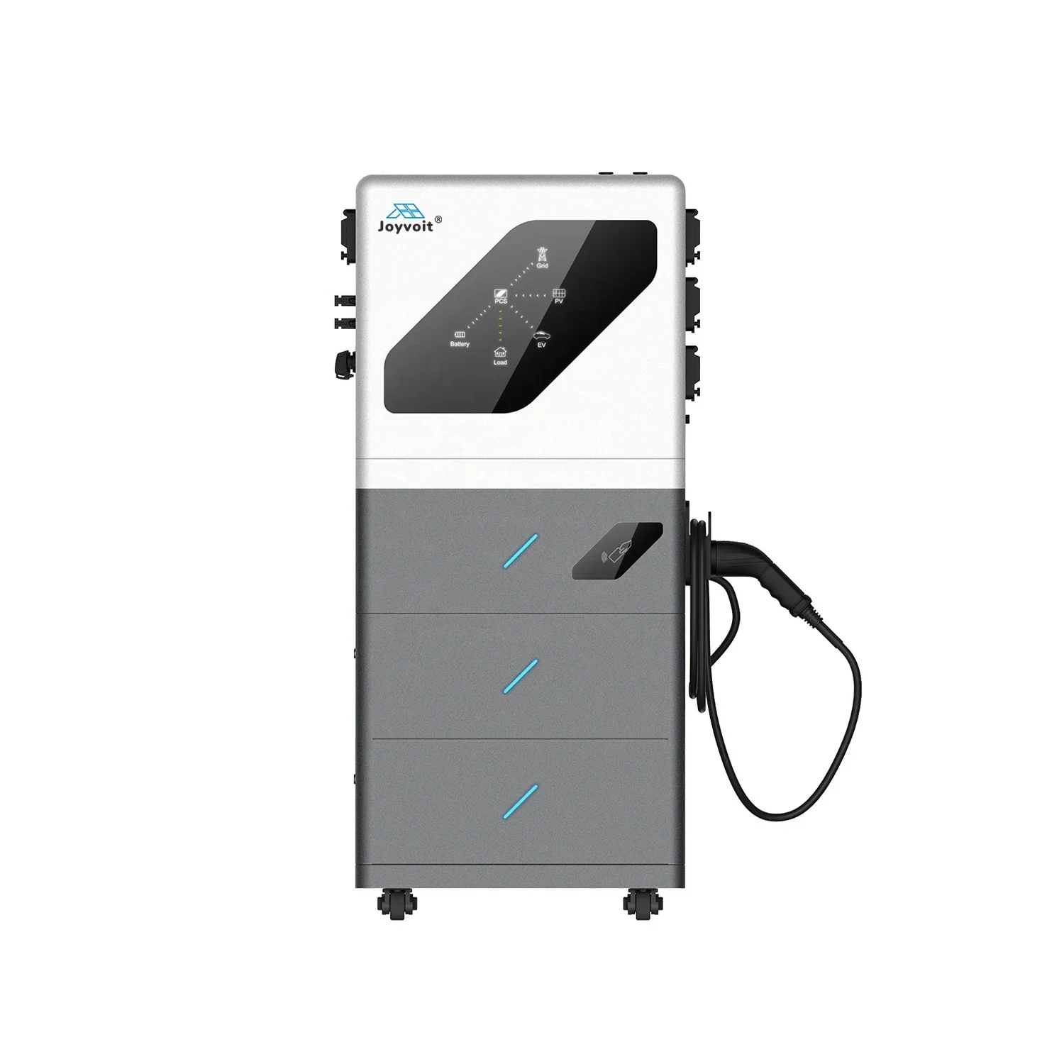 Removable EV Charger Solar System with Mono Half Panel MESS Micro Solar Energy Storage System for EV charger