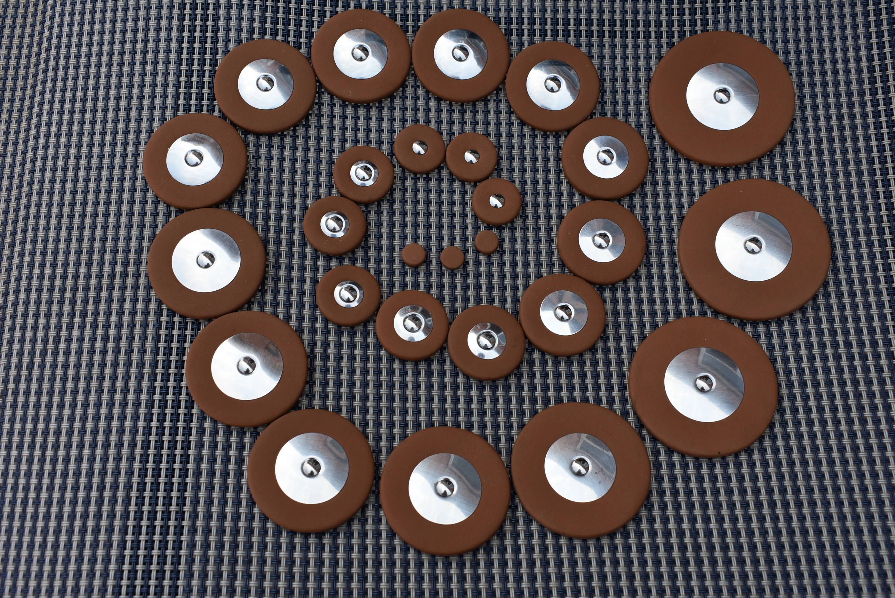 

High-Quality Bass Saxophone Leather Cushion Set Instrument Repair Accessories