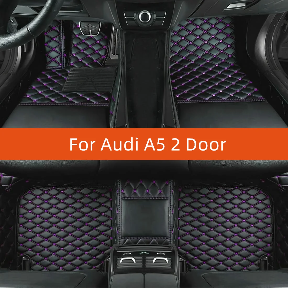 

Custom Leather Car Floor Mat For Audi A5 2 Door 2020 2019 2018 2017 Car Mat Interior Accessories
