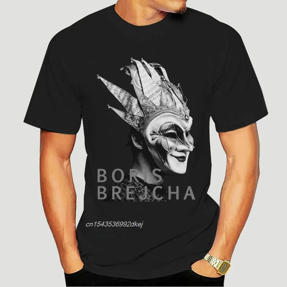 Boris Brejcha Mask T-shirt Men  Short Sleeve Cotton T-shirt Fashion T-shirt Tops Clothing 4214A