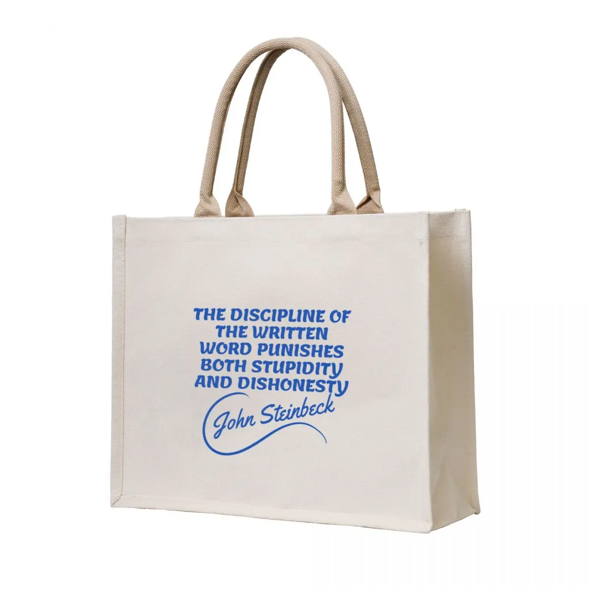 

John Steinbeck Quotes - Discipline 2 Tote Bag personalized tote Women's bags shopper bag women
