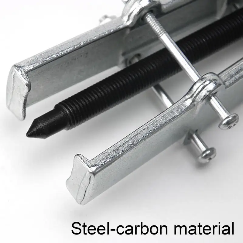Herramienta de extracción de cojinetes de rueda, herramienta extractora de manivela de 2 mandíbulas, extractor de polea de alta resistencia, extractor de engranajes de rodamiento, herramienta de reparación de motocicletas
