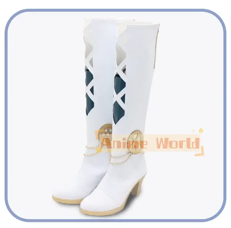 Nightcord op 25-cosplay schoenen ASAHINA MAFUYU dameskostuums komische PU-laarzen Halloween carnaval laarzen op maat gemaakt