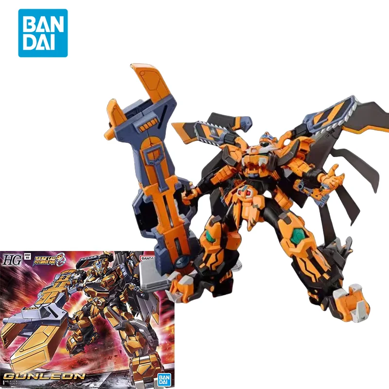 Bandai Original Super Robot Taisen：Original Generation Anime Model HG GUNLEON Action Figure Assembly Model Toys Gifts for Kids