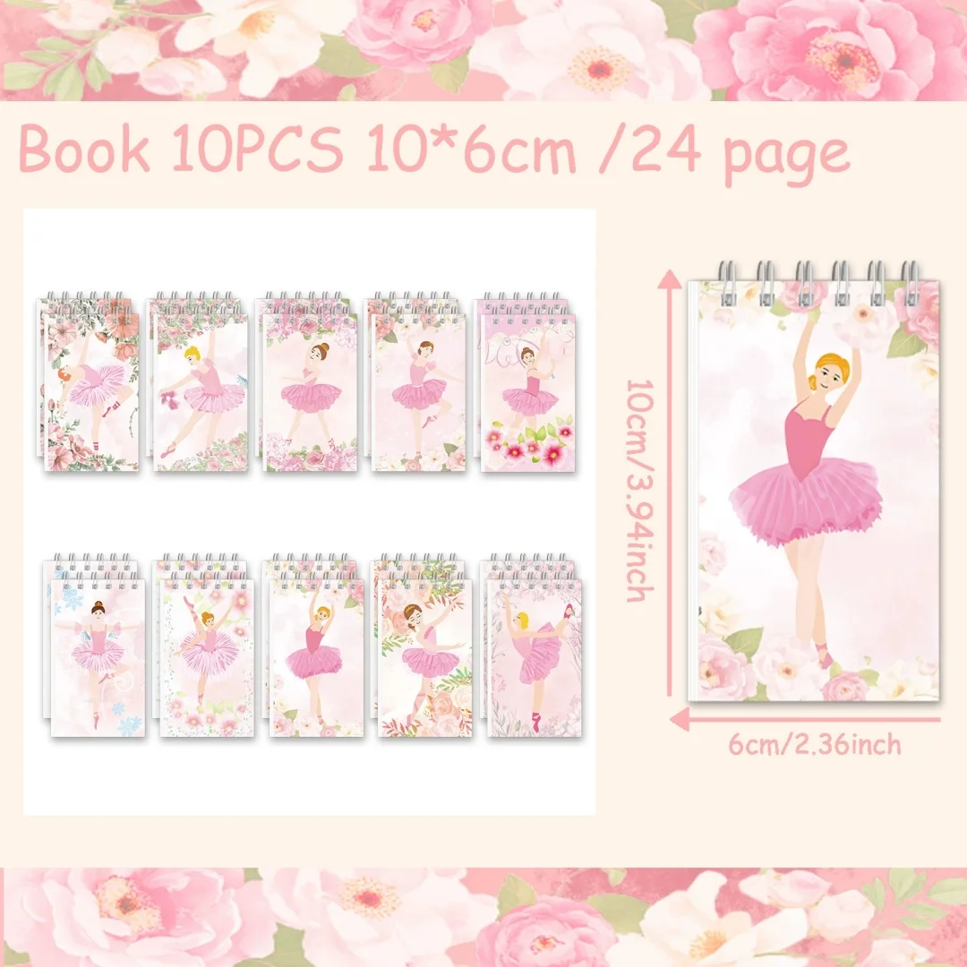 10er-Pack Kleine Katzen-Taschennotizbücher, Mini-Notizbücher für Partygeschenke, Mini-Spiralnotizblöcke, Niedliche Memo-Pads – Detail 11