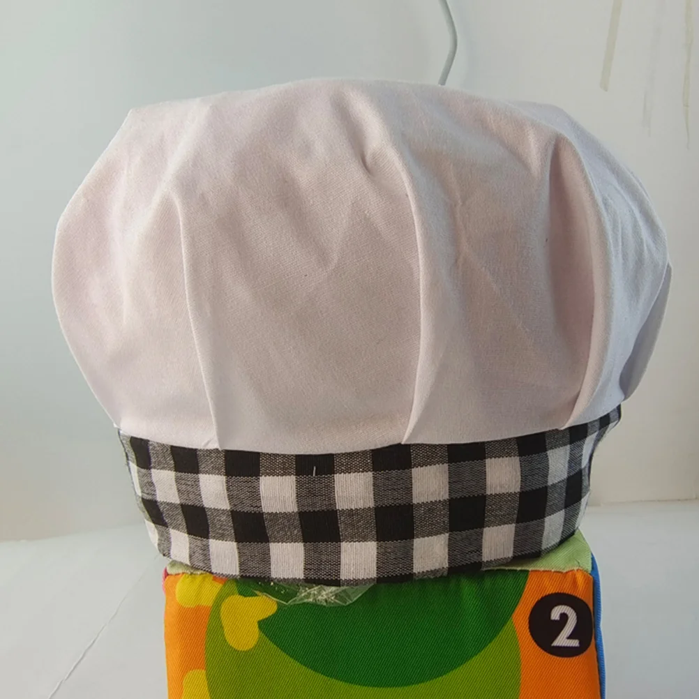 Kids Cooking Apron Boys Toys Tools Set and Chef Hat Cotton Kitchen Child Supplies Children