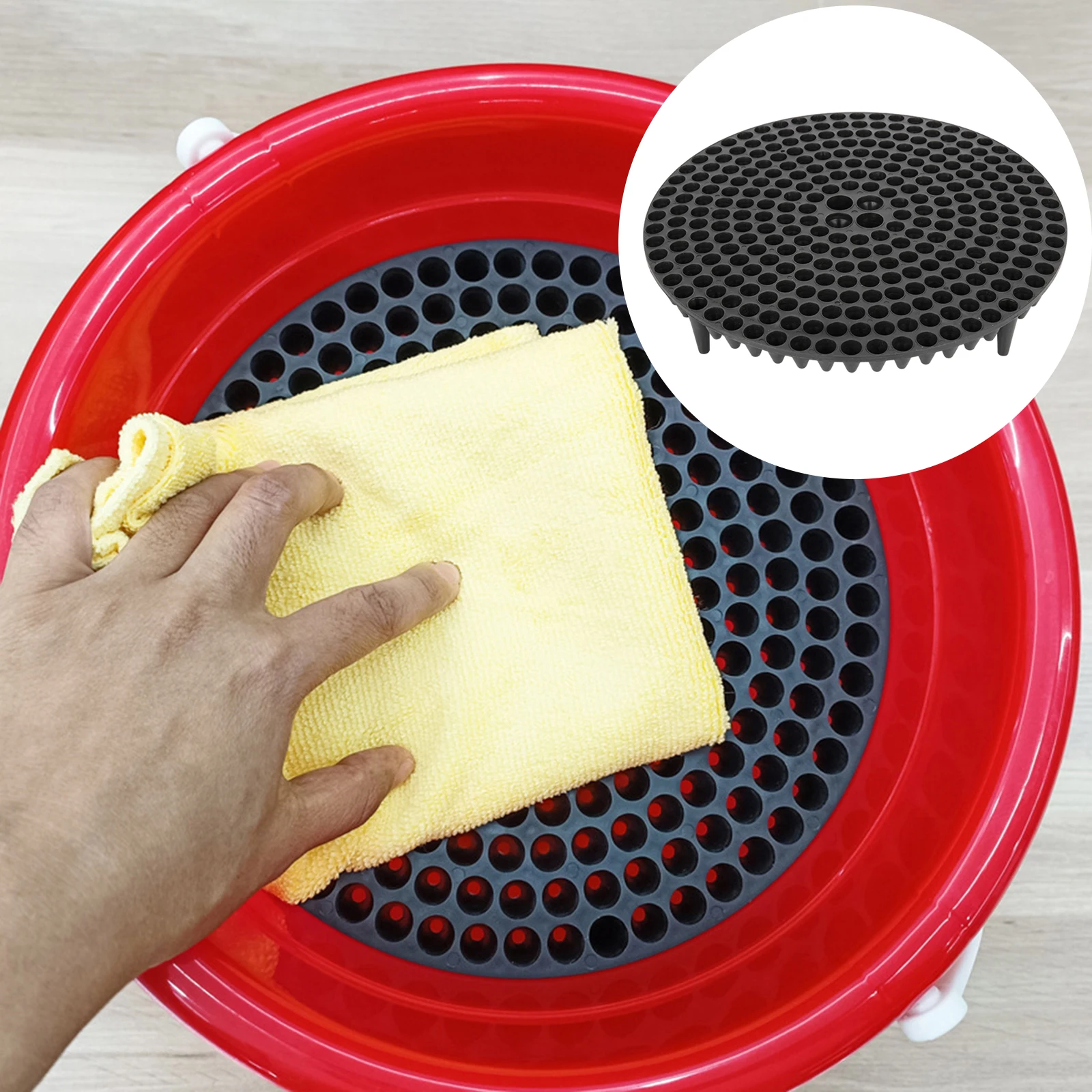 Automotive Bucket Insert Car Wash Filter Grit Catcher Debris Remover Cleaning Supplies Detailing Bucket Insert Car Washing Tool