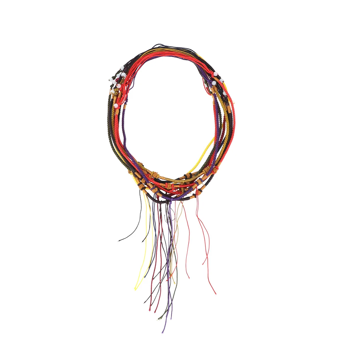 

12 Pcs H Woven Rope Buckle Necklace Rope H woven Jewelry Making Bracelet Braided Supply Craft Beading Sewing