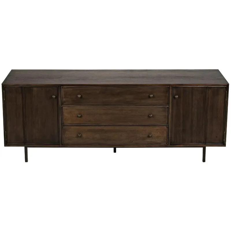 Wooden Side Panel/Locker Sideboard Living Room Industrial Lacquer High Sideboard Drawer