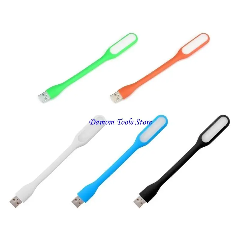 57BE 2 PCS USB LED Light Book Reading Light Small USB Lamp Foldable Keyboard Light