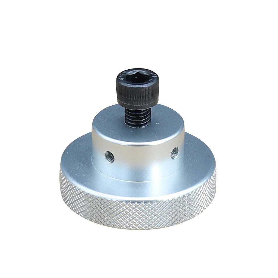 1Pcs M6 M8 M10 M12  M14  M16 Aluminum Alloy Blind Hole Hand Nut Knurled Step Nut With Collar Thumb Nuts Black Red Silver