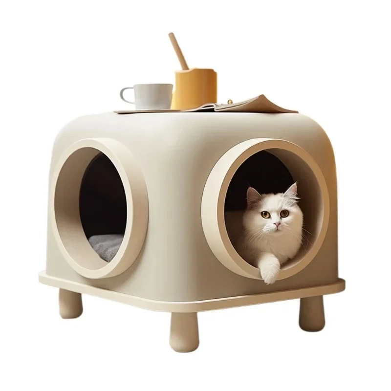 Cargo rack cat litter, universal cat litter for all seasons, coffee table, shared by humans and cats, double-layer kitten litter