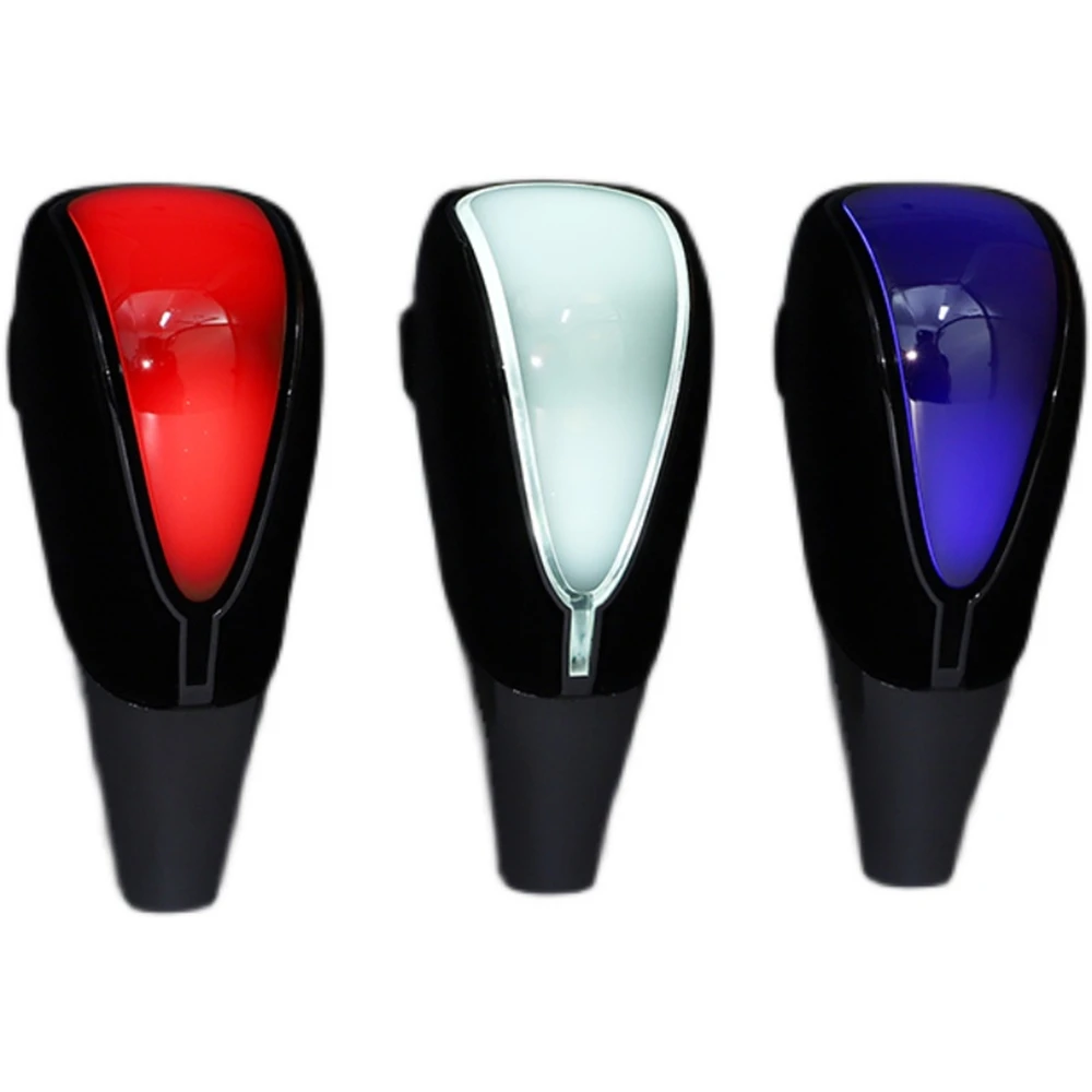 7 colors changes Activated Gear Shift Knob 5 6 Speed Car LED Gear Handball Knob Light Cigarette Lighter Charger