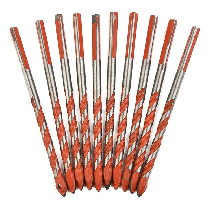 75STO-Alloy Steel 6Mm Drill Bit For Porcelain Tile Concrete Brick Glass Triangular Multifunctional Drilling Tool