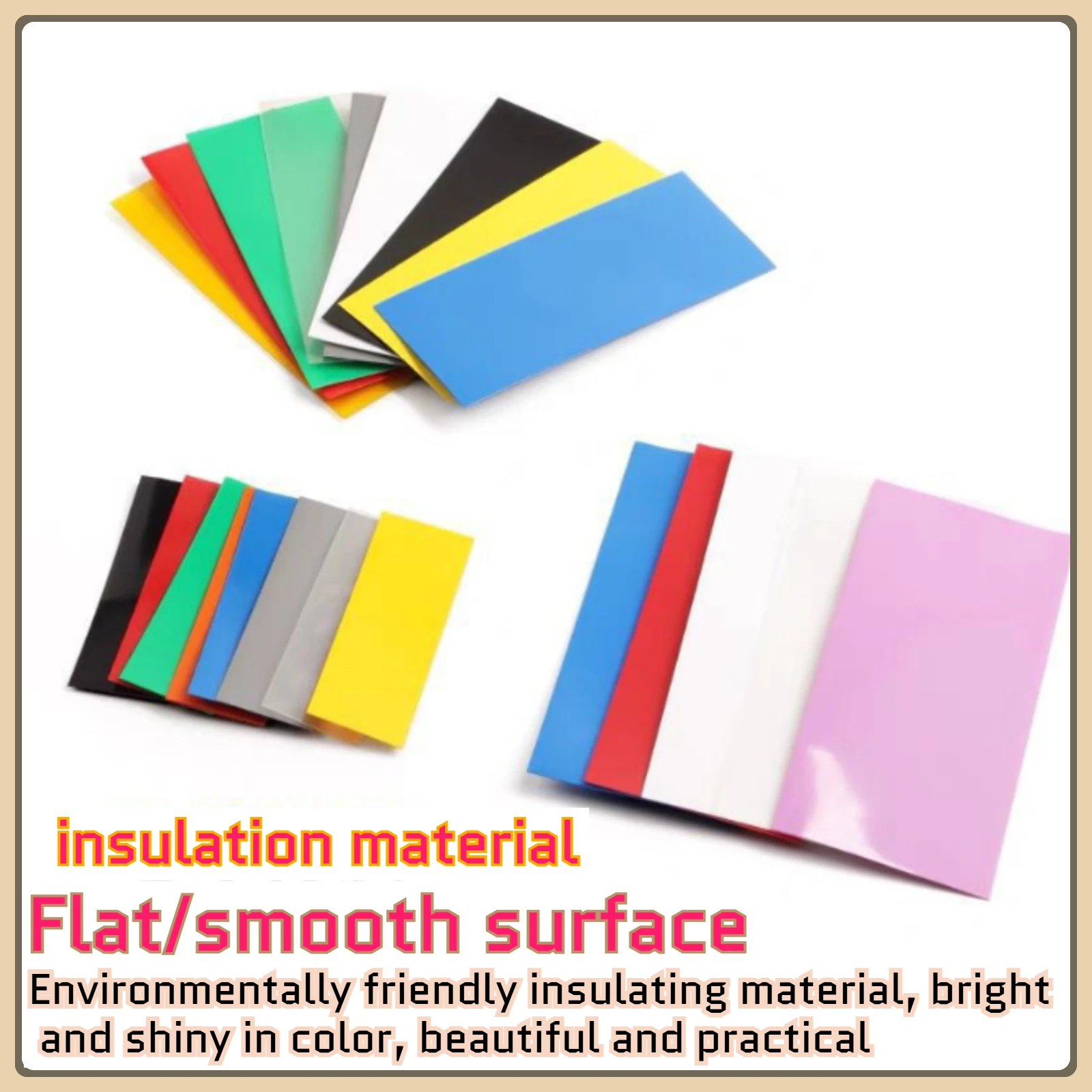 20/50/100pcs Pre-Cut PVC Heat Shrink Tubing for 18650 Batteries - Insulated Shrink Wrap Sleeving Battery Film Case