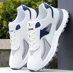 Chaussures de course respirantes coordonnantes pour hommes, baskets polyvalentes en maille, chaussures de sport à plateforme, chaussures de tennis pour hommes, marque de mode