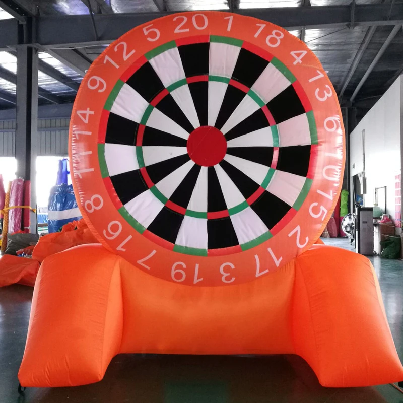 Giant darts games soccer football  kick- target inflatable outdoor games Oxford cloth  good quality factory direct