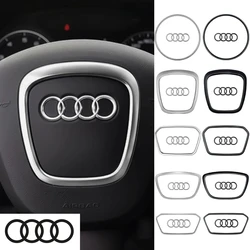 Emblema de repuesto para volante de coche, accesorios de reacondicionamiento automático para AUDI A6L, Q7, Q3, Q5, A7, A5, A3, A4L, A8L, A8, Q5L, Q8, A7L, Q6, E-TRON, SQ5