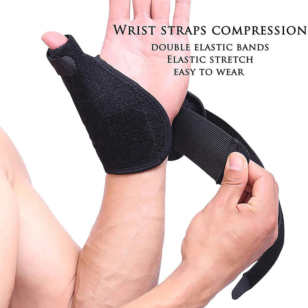 1 Stuks Duimspalk Met Polssteun Brace Duimspicaspalkstabilisator Voor Tendinitis, Carpale Tunnel Of Tendinitis Pijnverlichting