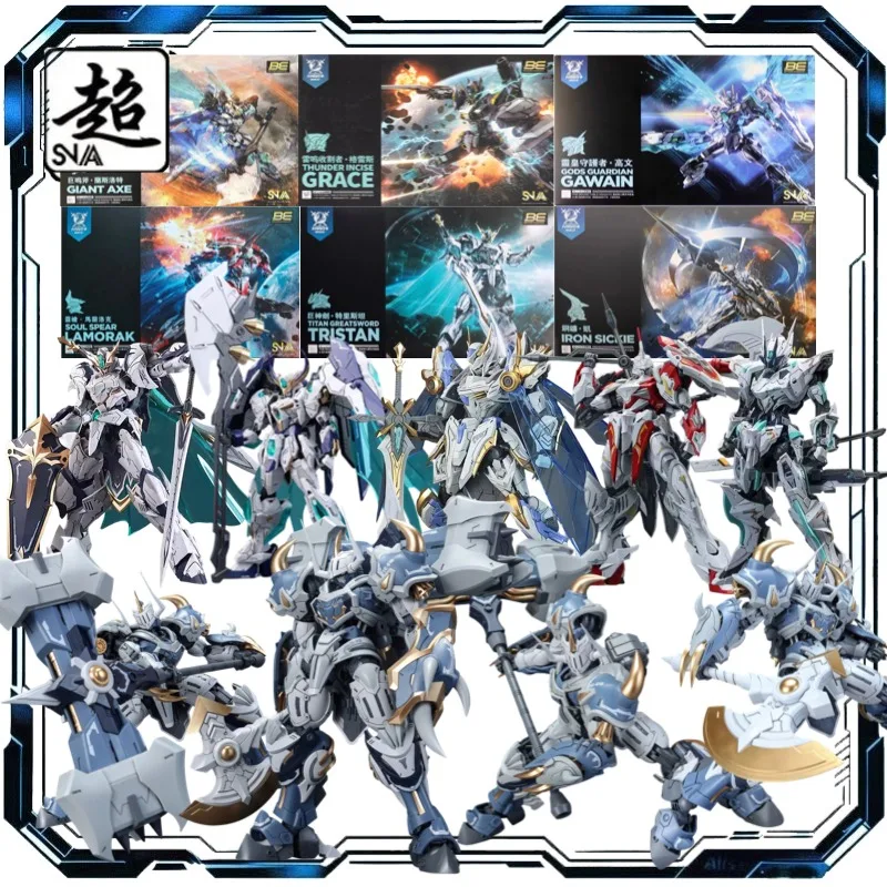 Kit de Modelo SNAA Cavaleiros da Távola Redonda 1/144 Cavalaria de Aço Quatro Cavaleiros Foice de Ferro Kay Galahad Tristan Gawain